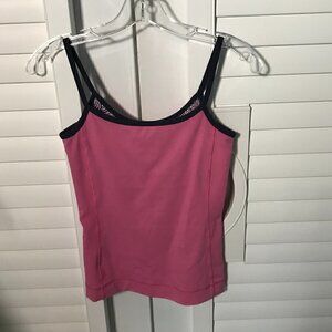 Lilly Pulitzer shelf bra pink / navy tank top, XS